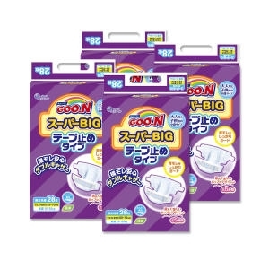 군 2018 슈퍼빅 테이프 기저귀 밴드형-공용 (112매)_이미지