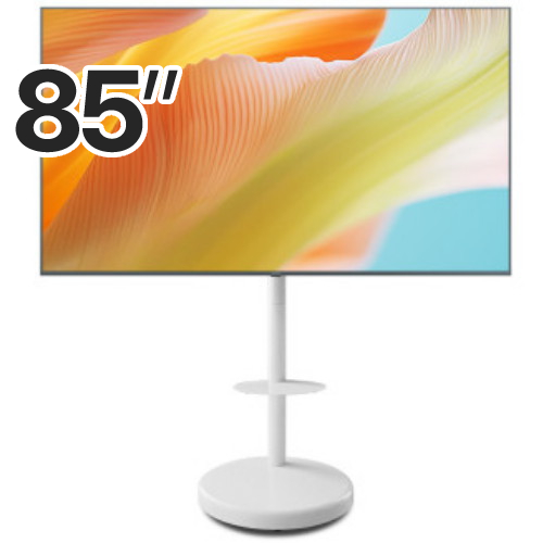 더함 삼탠바이미 구글 스마트 85 UHD 화이트 무빙티비_이미지
