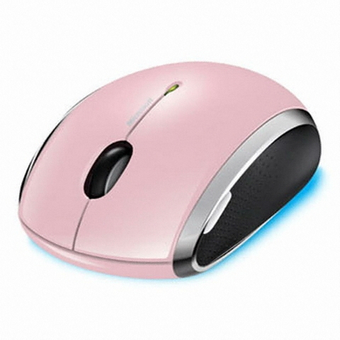 Microsoft 무선 Mobile Mouse 6000 (정품, 라이트 핑크)_이미지