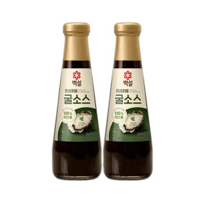 CJ제일제당 백설 프리미엄 굴소스 350g (2개)