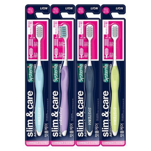 시스테마 슬림앤케어 잇몸케어 콤팩트 칫솔 (3개)_이미지