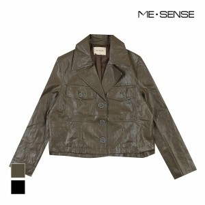 미센스 버튼포인트 숏 가죽자켓_MB39LEMD01Z이미지입니다. 누르면 해당 게시물로 새창이동합니다.