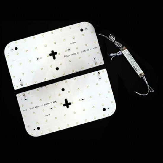 비스코 LG이노텍 LED 방등용 모듈 주광색 50W+오스람안정기