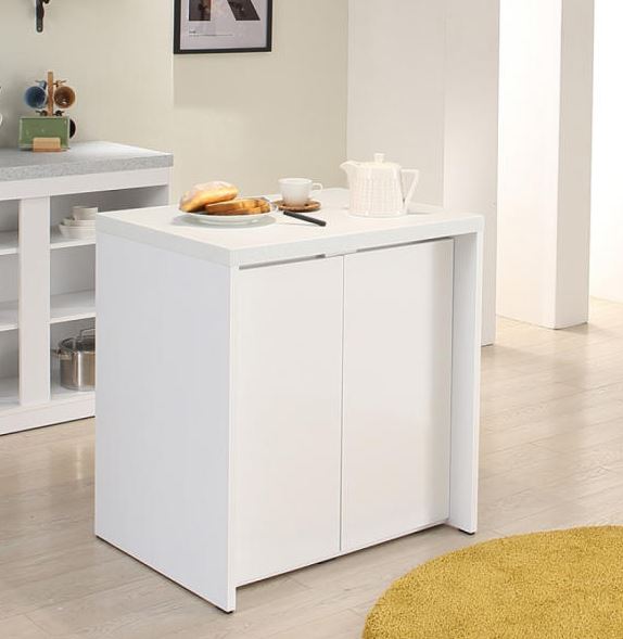 모던탑21 샤인 대리석 홈바형 아일랜드식탁 800 (의자별도)_이미지