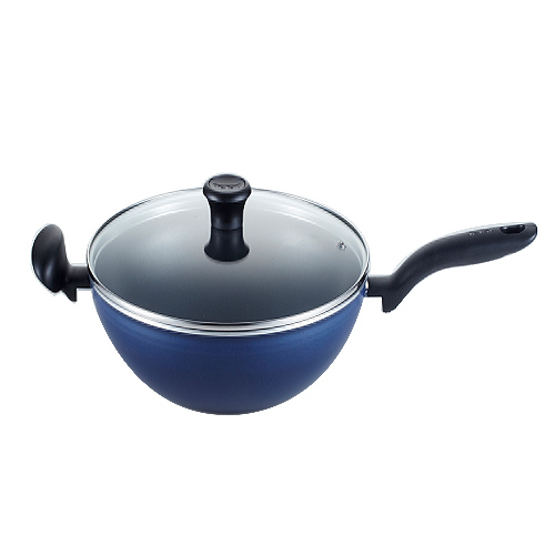 테팔 ㅤ메탈블루스페셜 양수전골팬 (30cm+유리뚜껑)_이미지