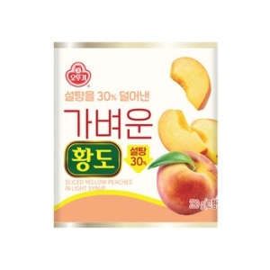 오뚜기 가벼운 황도 280g (8개)_이미지