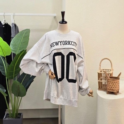 포커스 럭비 루즈핏 맨투맨 티셔츠 FS6B9TS5330_이미지