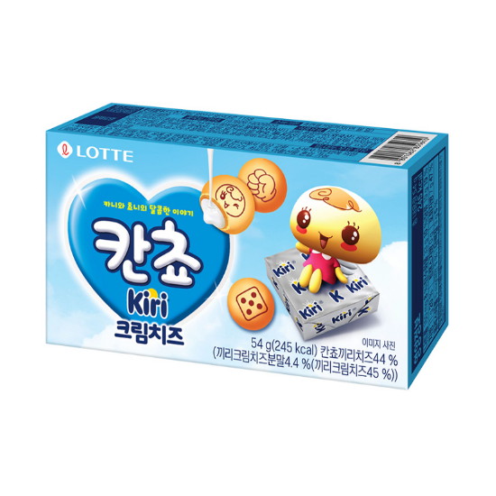 롯데웰푸드 칸쵸 끼리크림치즈 54g (12개)