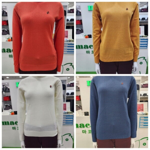 마코 모다김제 여성 FW 캐쉬아크릴 모크넥 니트티 MNW4SW9171