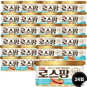 롯데웰푸드 롯데햄 로스팜97 라이트 200g (24개)