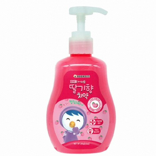 케이엠제약 패티가 따온 딸기향 펌핑치약 250g (1개)