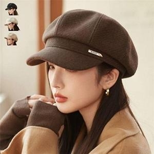  보이 베이직 뉴스 캡 팔각모 올데이 페도라 빈티지 화-WFH58CL