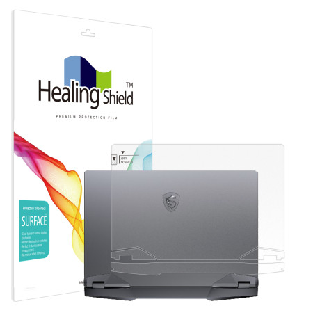 폰트리 힐링쉴드 MSI Raider GE66 12U 무광 외부보호필름 (상판 2매)_이미지