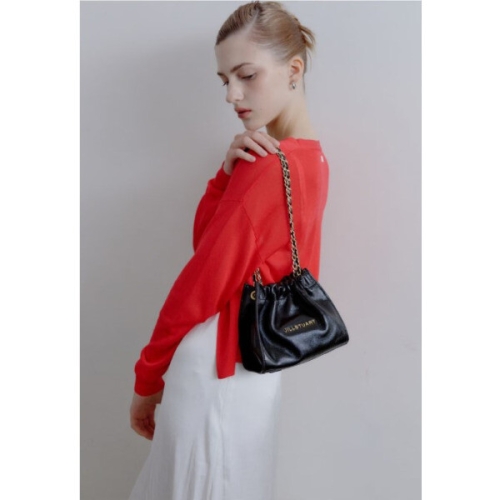 ACC _핸드백 코코체인 블랙 소가죽 체인 미니 숄더겸 크로스백 JABA5F360B