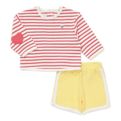 서양네트웍스 블루독베이비 RD 스트라이프하트상하세트 46170-672-07BS