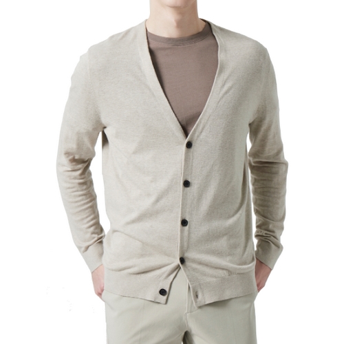 컨셉원 코튼 린넨 브이넥 가디건 10050505