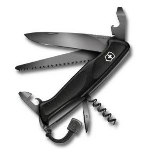 레인저 그립 55 오닉스 블랙 라지 포켓 스위스 아미 나이프 해외구매