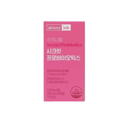 스키니랩 시크릿 프로바이오틱스 350mg 30캡슐 (9개)_이미지