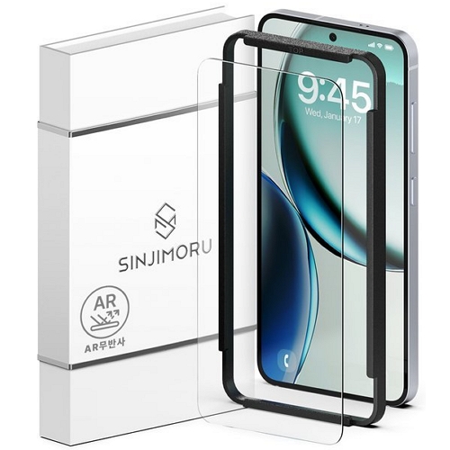 신지모루 갤럭시S22 신지글래스 무반사 AR 강화유리 보호필름 (액정 1매)_이미지