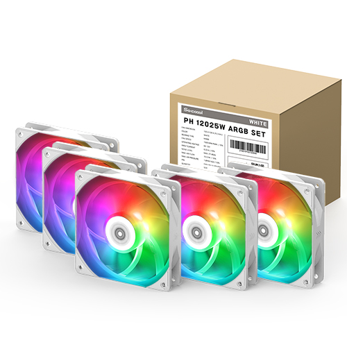 3RSYS PH-12025 ARGB (5팩, 화이트)