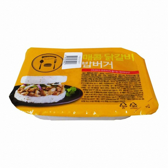 천본 매콤닭갈비 밥버거 220g (1개)