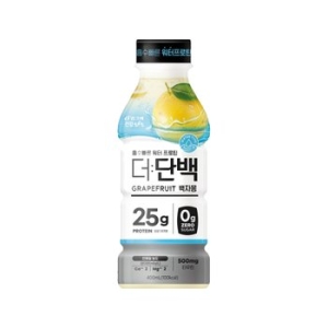 빙그레 더단백 워터 프로틴 백자몽 400ml (3개)_이미지