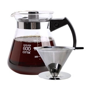 클리즈 실속형 커피드리퍼 스테인레스 핸드드립 세트 (A CITTA)