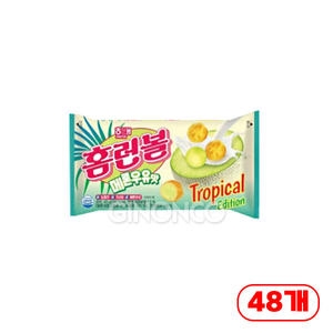 해태제과 홈런볼 메론우유맛 43g (48개)_이미지