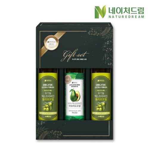 아보카도 오일 1병 + 올리브오일 2병 선물세트