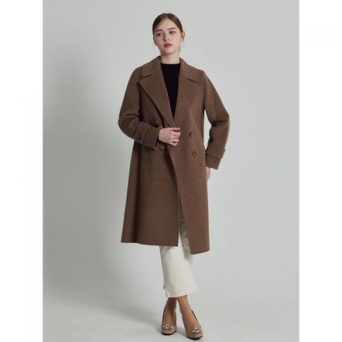 르오트 품격있는 울 알파카 더블버튼 핸드메이드 롱코트 1004849