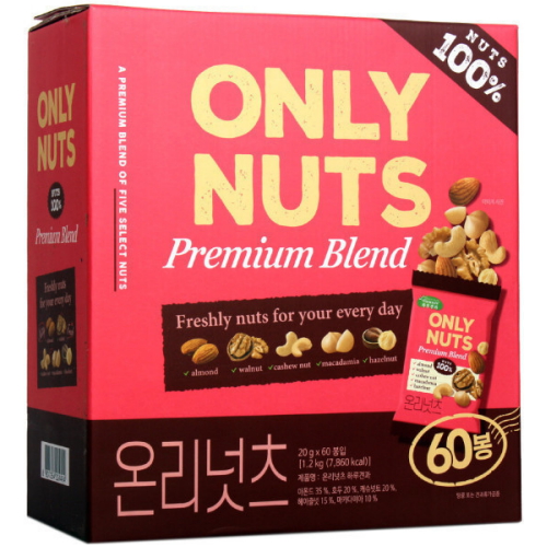 썬넛트 온리넛츠 20g 60개입 (1개)_이미지