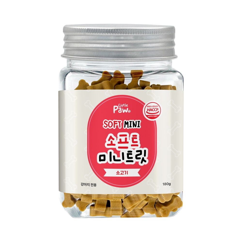 리틀포우 소프트 미니트릿 소고기 180g (3개)_이미지