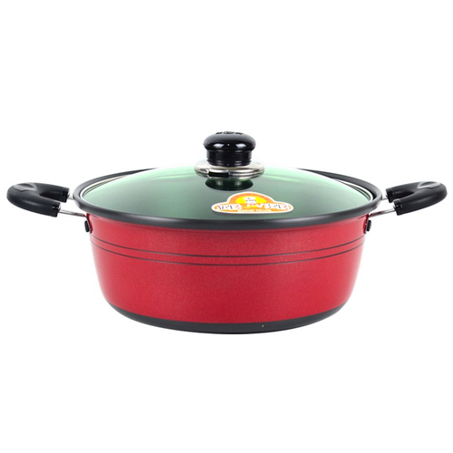 선학 레드 블랙 양수냄비 (28cm)