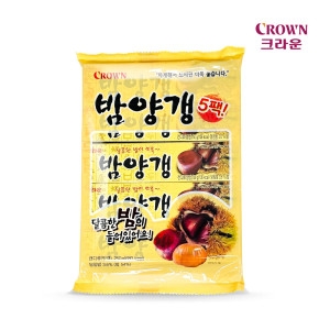 크라운제과 밤 연양갱 50g (5개)_이미지