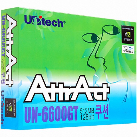 유니텍전자 지포스 6600GT Attract 쿠션 512MB_이미지