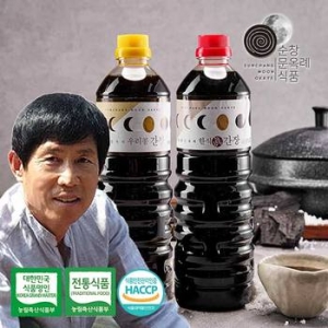 트레이더스 100% 국내산 한식 국간장1L + 진간장 1L 순창문옥례식품_이미지