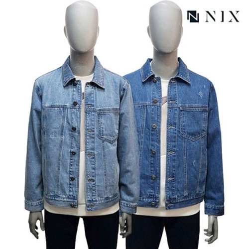 닉스 남 베이직 데님 트러커 FNQRDUA101P_이미지