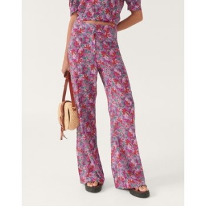 바이올렛 플라워 면혼방 SIPA3E012V2