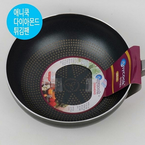 애니쿡 다이아몬드 튀김팬 32cm W