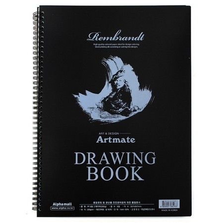 드로잉 스케치북 PP 200g 5권