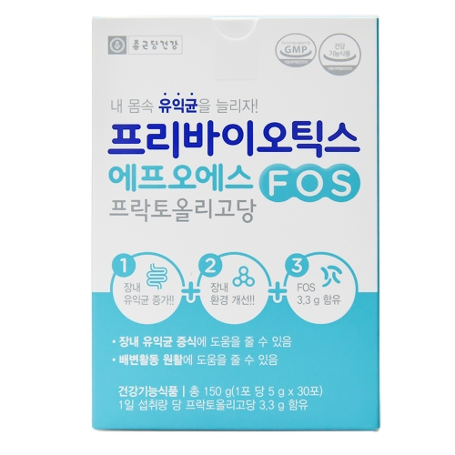 프리바이오틱스 에프오에스 FOS 프락토올리고당 5g 30포