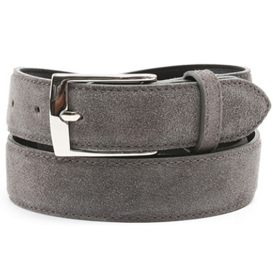 놈 컬러 스웨이드 소가죽 벨트 NN14BT1096