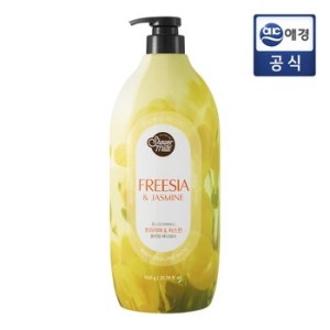 애경 샤워메이트 옐로우 플라워 퍼퓸 바디워시 프리지아&자스민향 900g (4개)_이미지