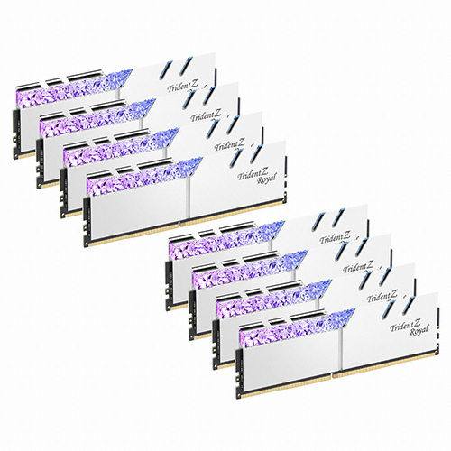 G.SKILL DDR4-3200 CL14 TRIDENT Z ROYAL 실버 패키지 (128GB(16Gx8))_이미지