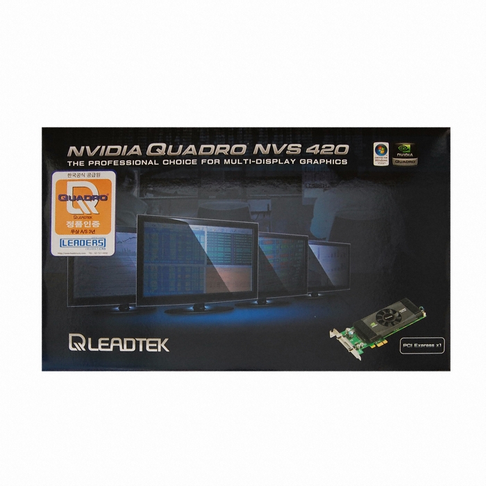 NVIDIA 쿼드로 NVS 420 512MB PCI-E x1 리더스시스템즈_이미지