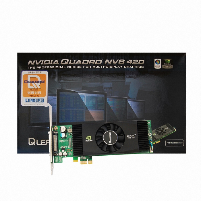 NVIDIA 쿼드로 NVS 420 512MB PCI-E x1 리더스시스템즈_이미지