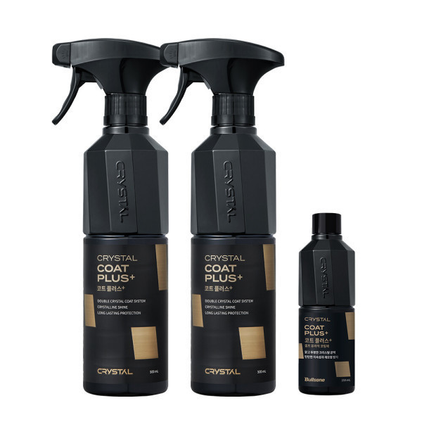 불스원 뉴 크리스탈 코트 플러스 유리막코팅제 500ml + 500ml + 리필 150ml