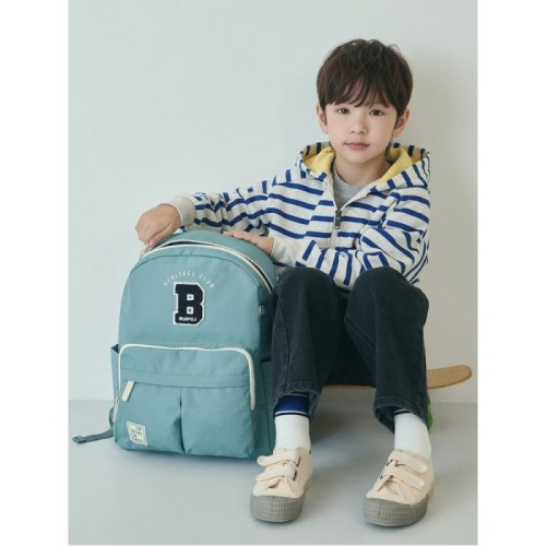 KIDS 베이직 로고 백팩 라이트 그린 BI51D4U53L