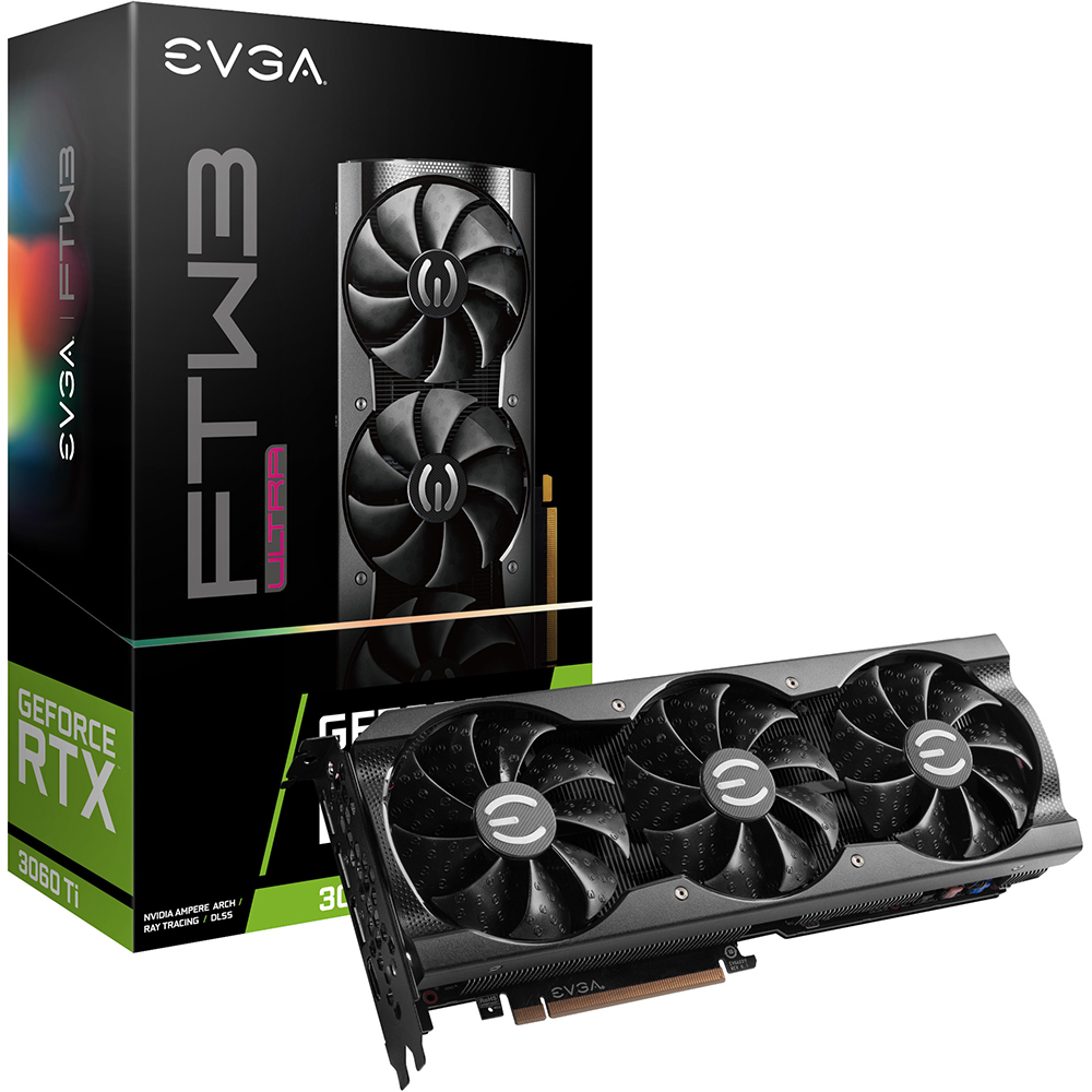 EVGA 지포스 RTX 3060 Ti FTW3 ULTRA GAMING D6 8GB LHR_이미지