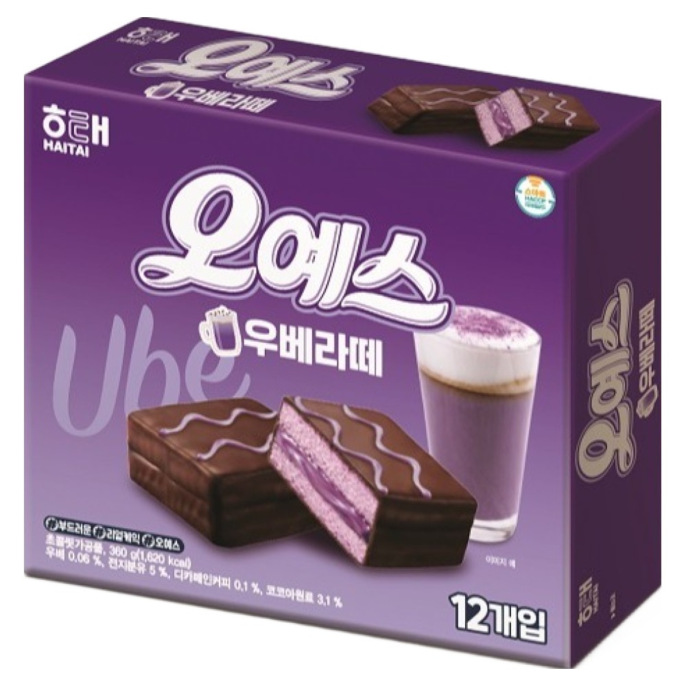 해태제과 오예스 우베라떼 360g이미지입니다. 누르면 해당 게시물로 새창이동합니다.
